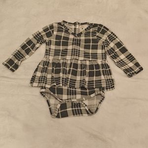 Kate Quinn Plaid Bodysuit w/ Skirt, SZ 18-24 Months